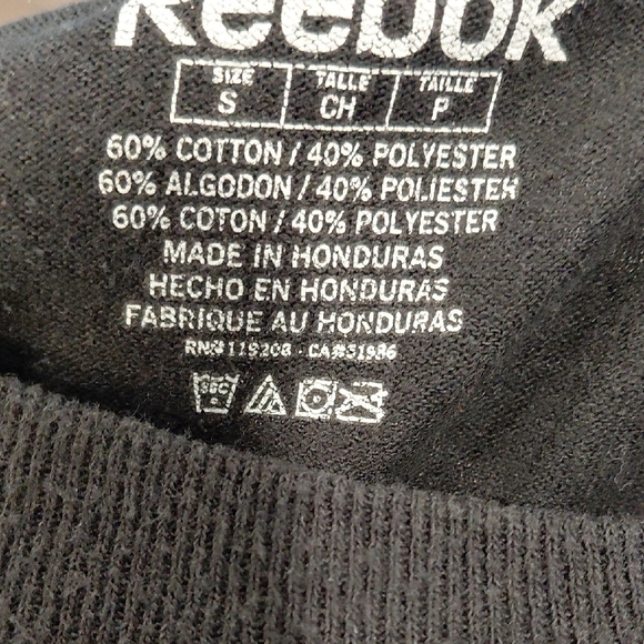 Reebok Black Cotton-Polyester Blend Shirt - Picture 3 of 3